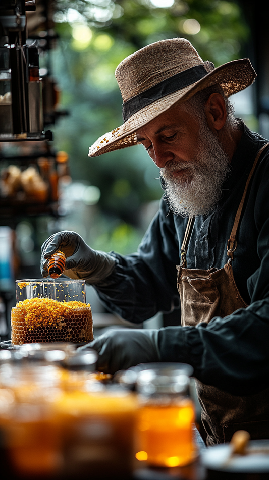 BeardedBeeBoys: How much honey does a typical hive produce each year?
