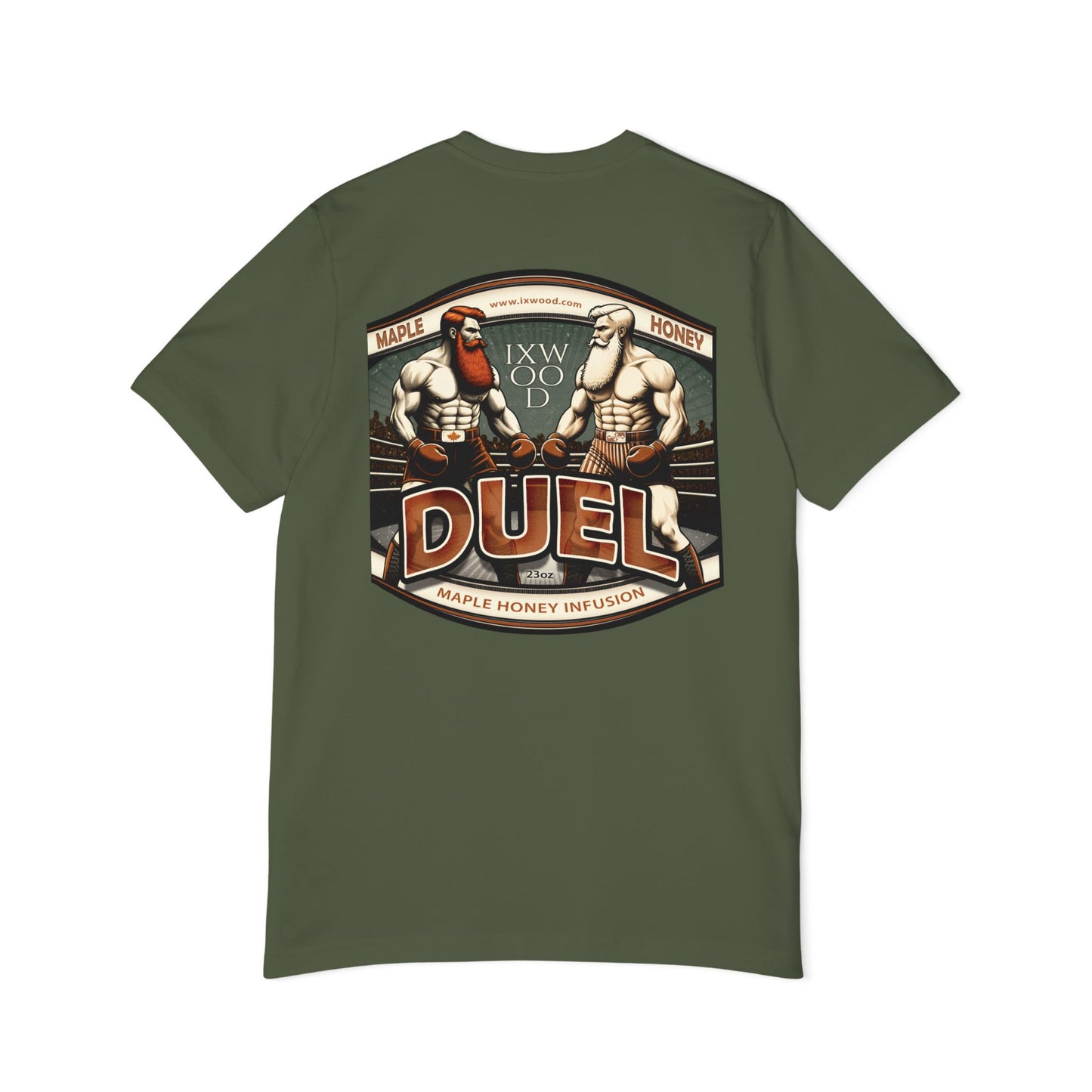 Made in USA.  Retro Duel Graphic T-Shirt