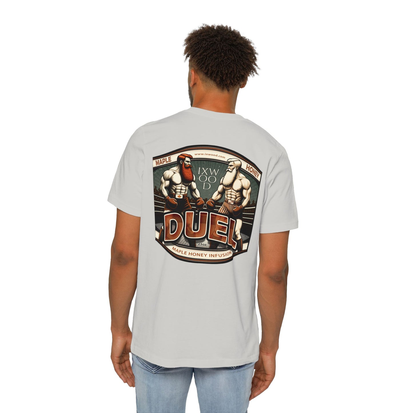 Made in USA.  Retro Duel Graphic T-Shirt