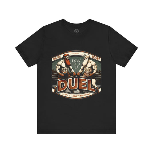 Made in USA. Duel Graphic Tee, Unisex Jersey T-shirt