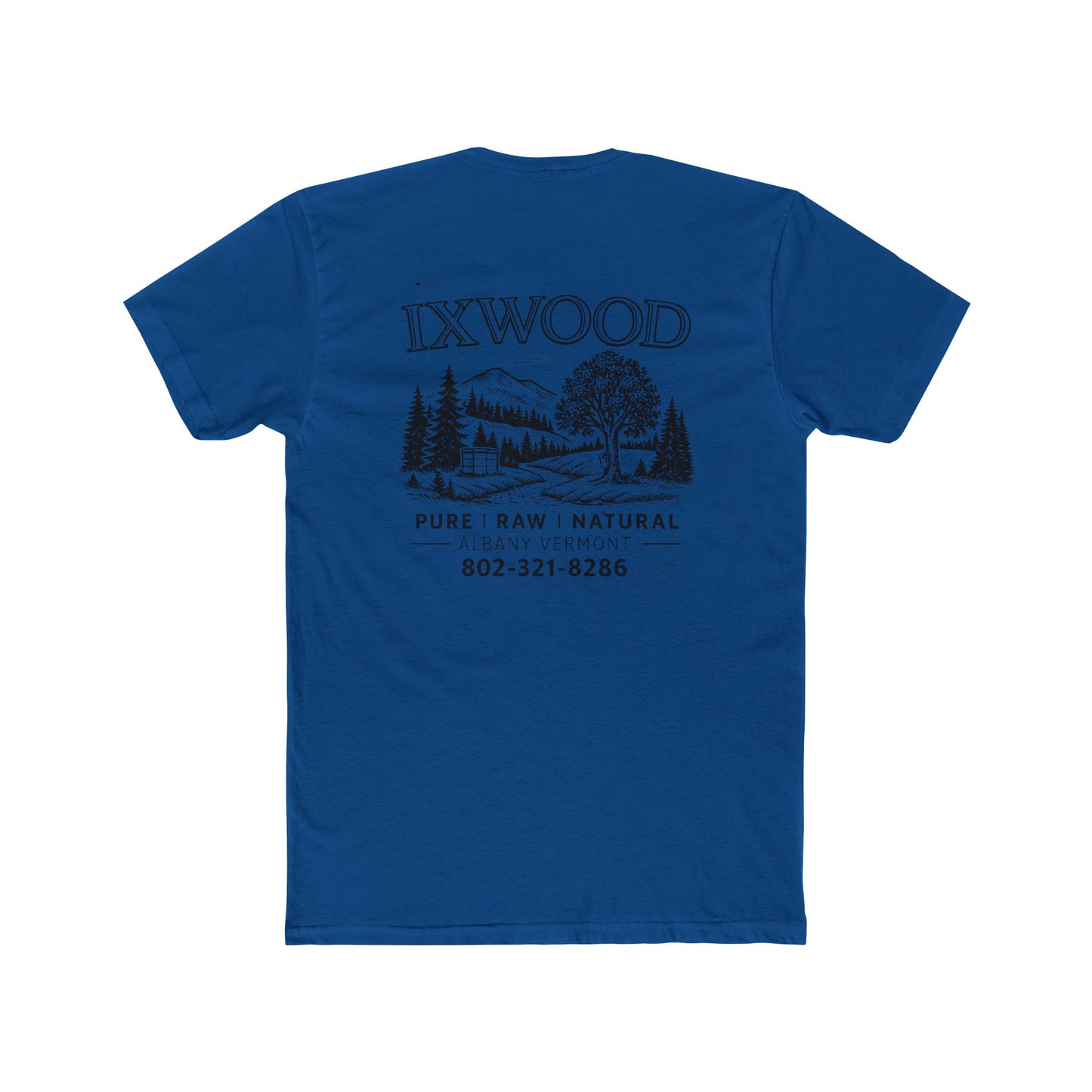 Made in USA.  Nature-Inspired Unisex Cotton Crew Tee