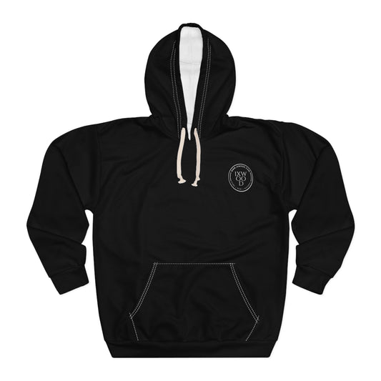 Made in USA.  Duel Themed Unisex Pullover Hoodie