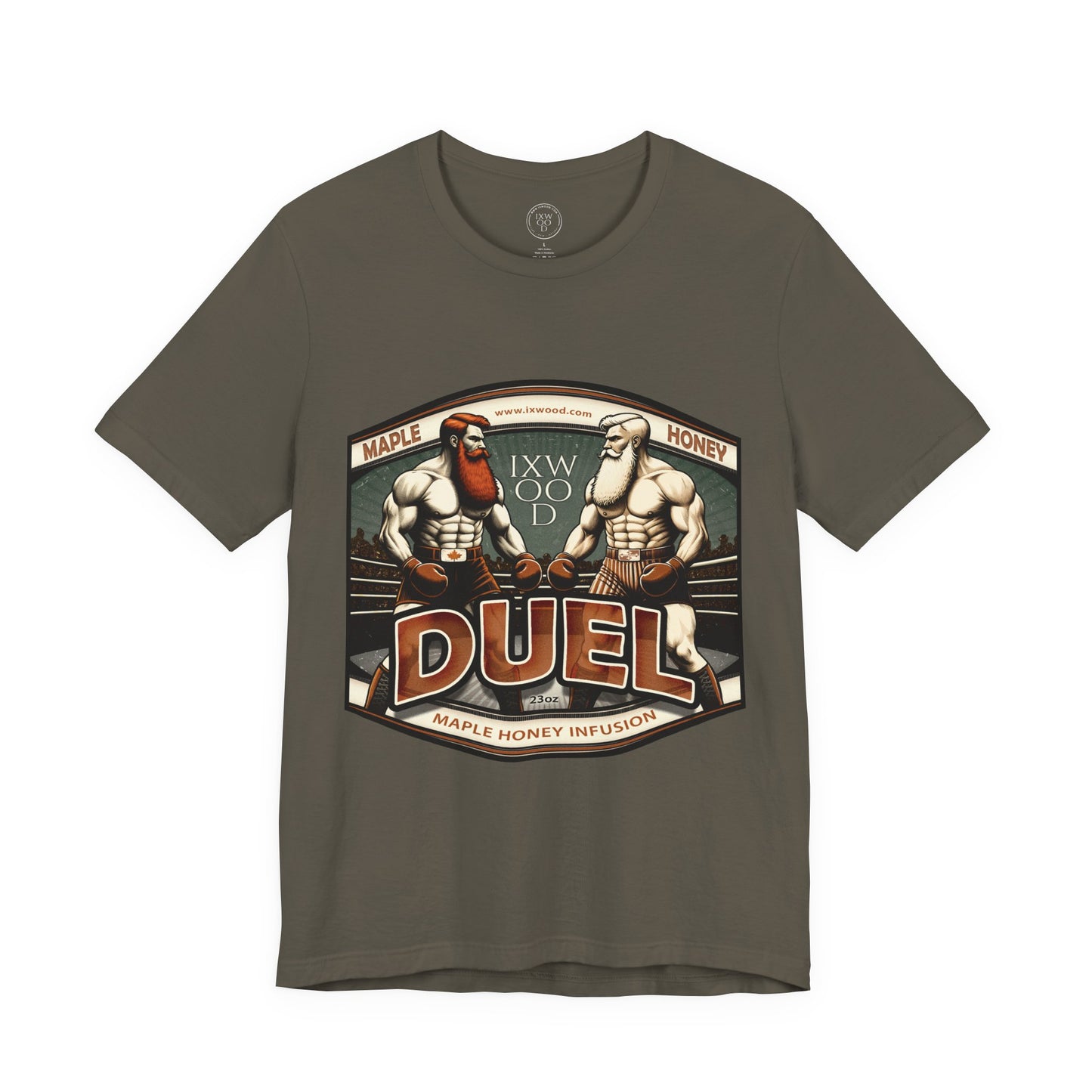 Made in USA. Duel Graphic Tee, Unisex Jersey T-shirt
