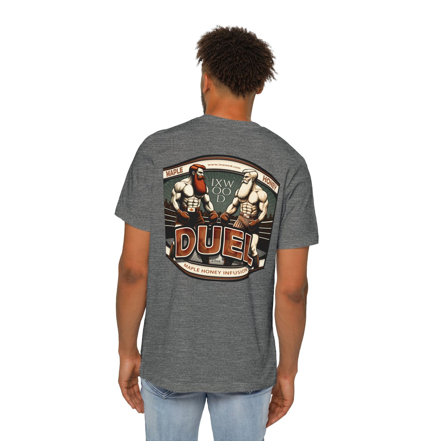 Made in USA.  Retro Duel Graphic T-Shirt