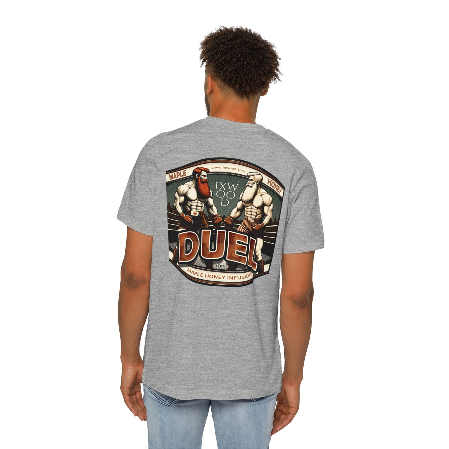 Made in USA.  Retro Duel Graphic T-Shirt