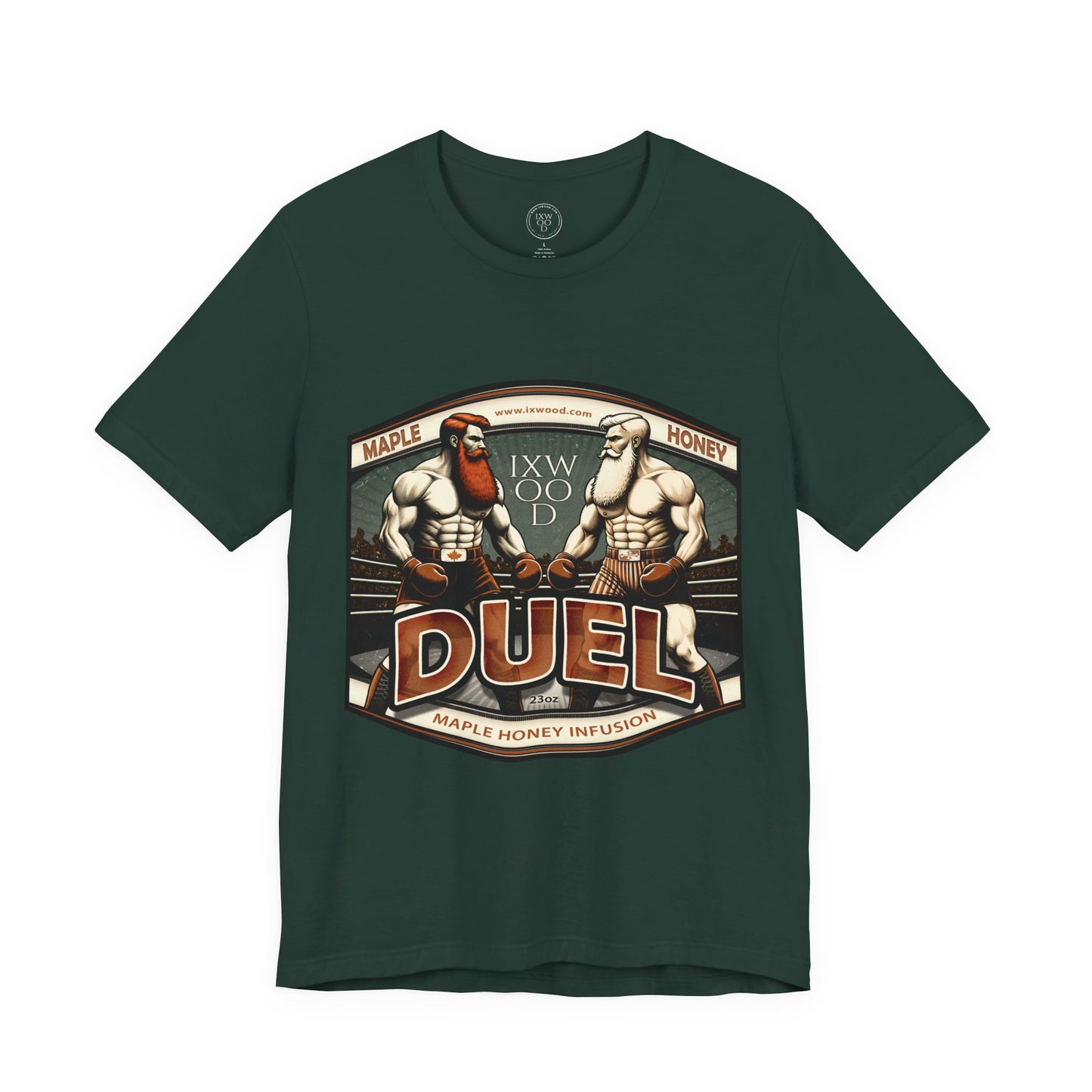 Made in USA. Duel Graphic Tee, Unisex Jersey T-shirt
