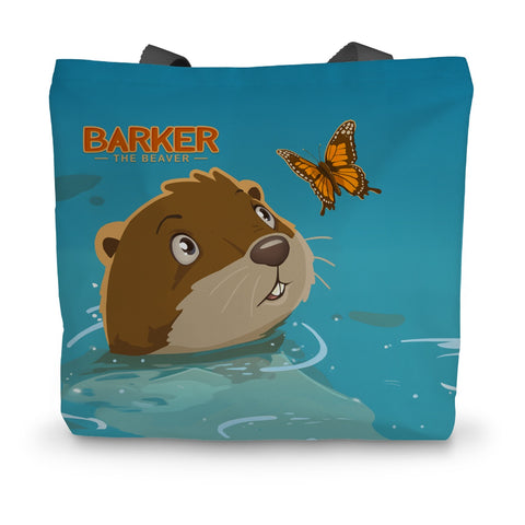 Barker the Beaver Canvas Tote Bag