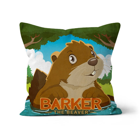 Barker the Beaver Cushion